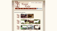 Desktop Screenshot of koeniekotze.co.za